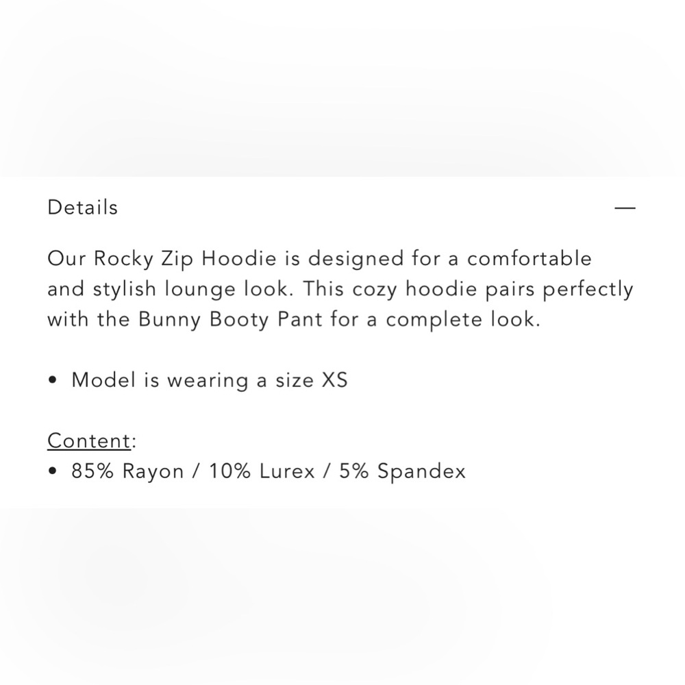SOLD Beach Bunny Grey S Hoodie, XS Booty Pant - NWT.  Fits M - Picture 9 of 15